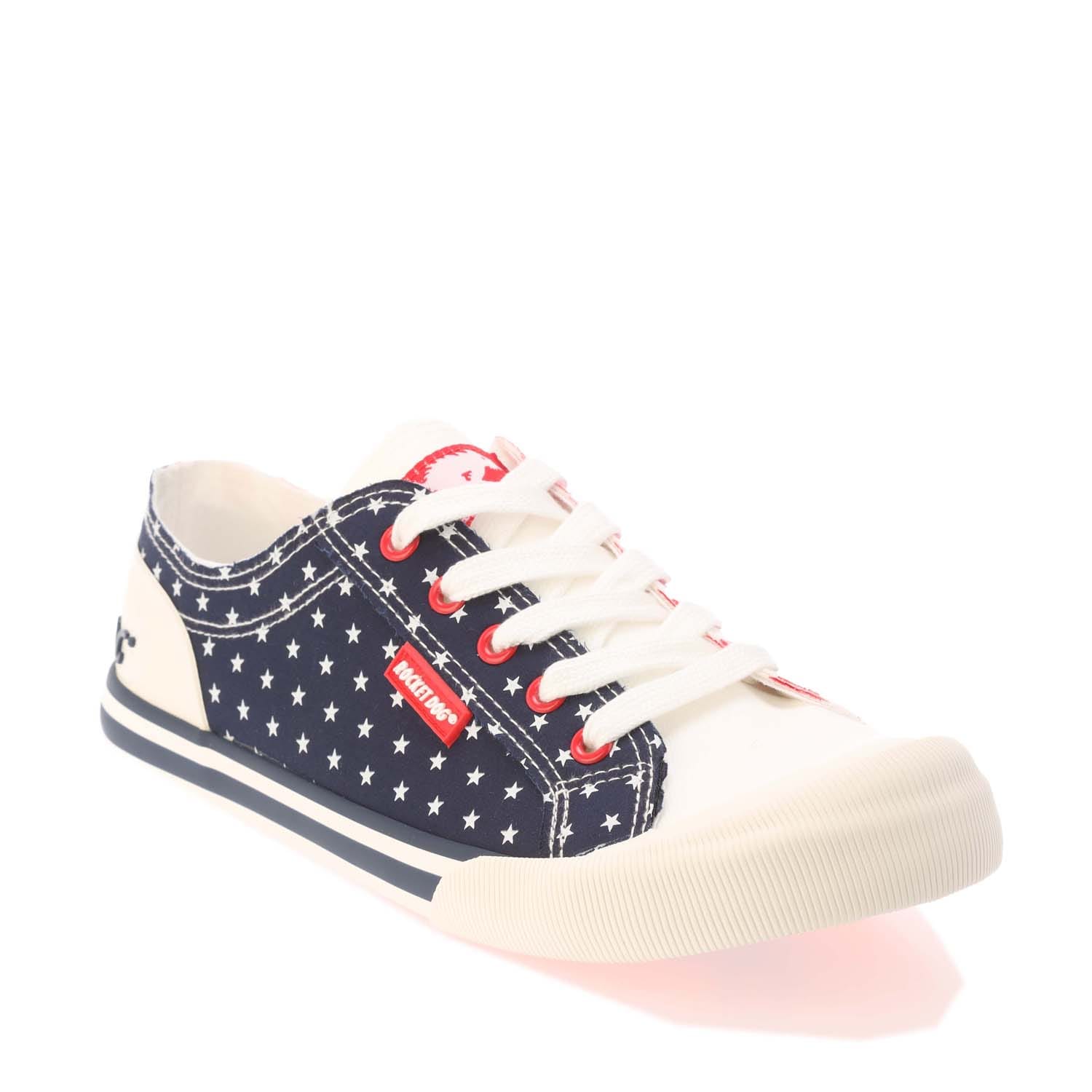 Canvas-Sneaker mit Sternenmuster