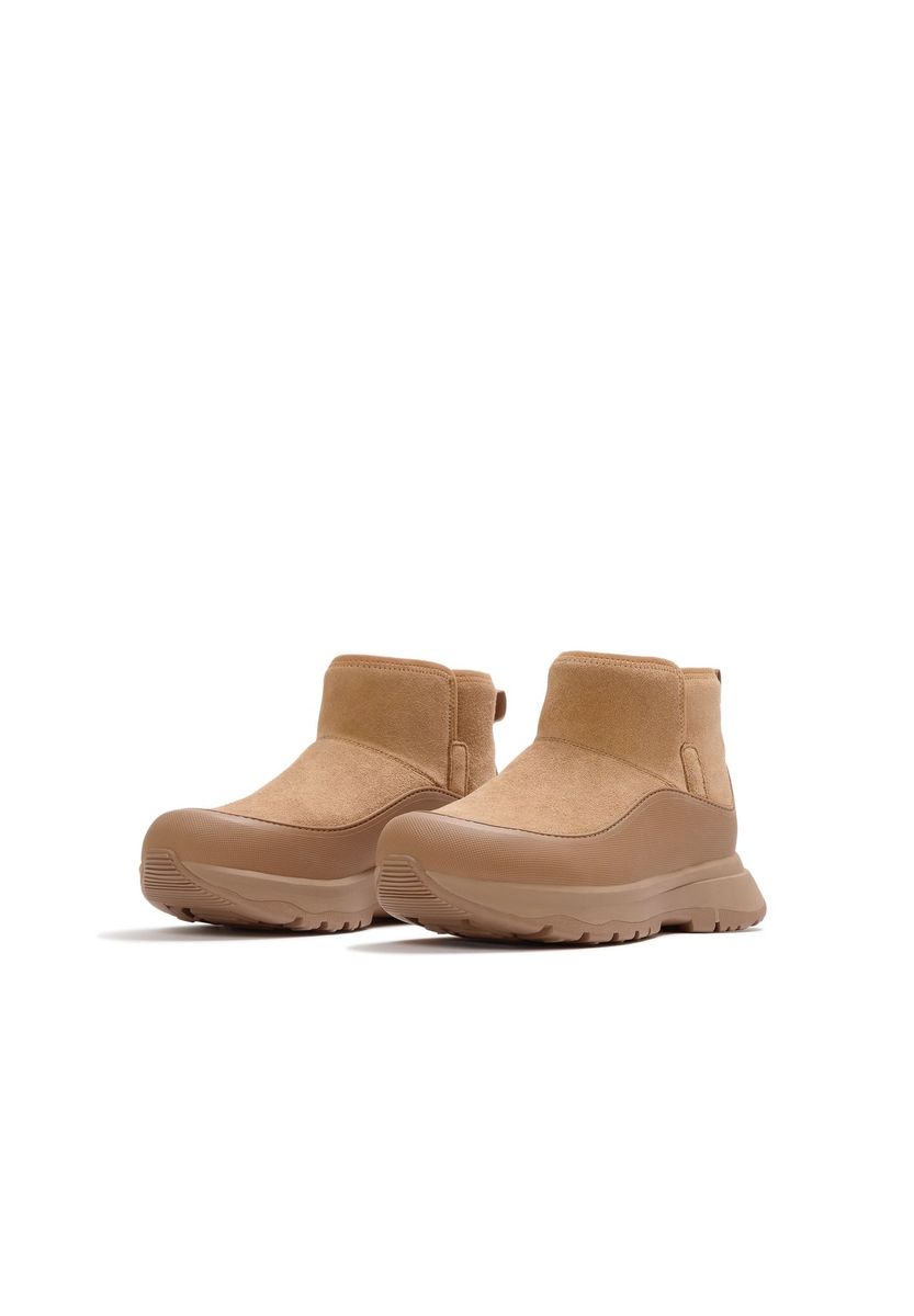 Wasserabweisende Plateau-Schneestiefel aus Wildleder