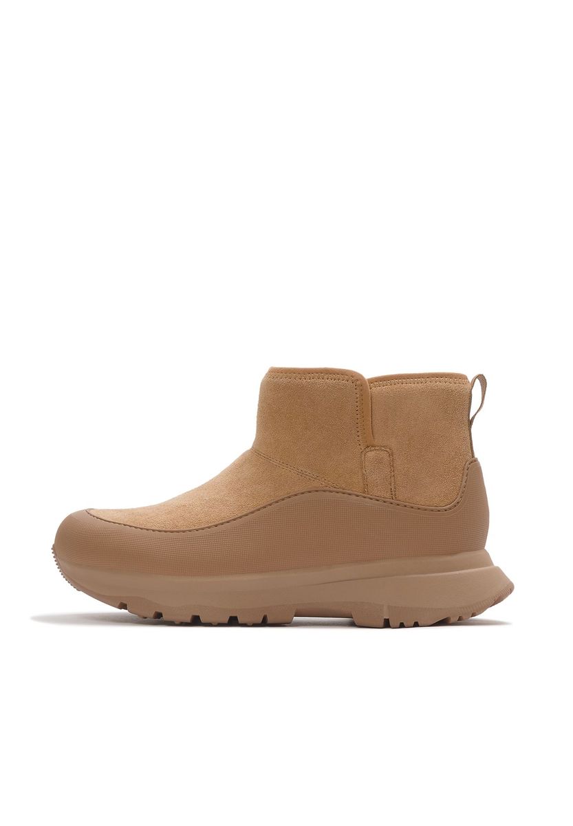 Wasserabweisende Plateau-Schneestiefel aus Wildleder