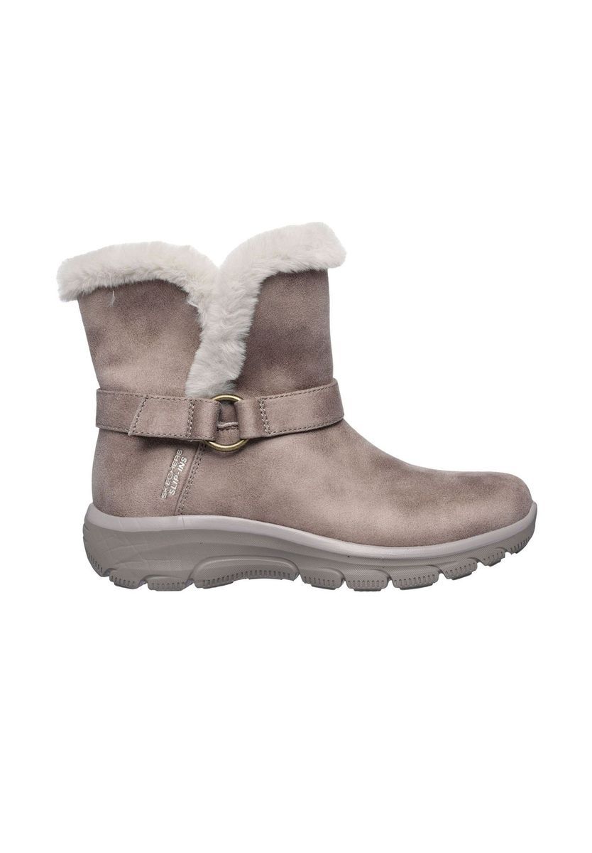 Gefütterte Stiefeletten mit Kunstfell