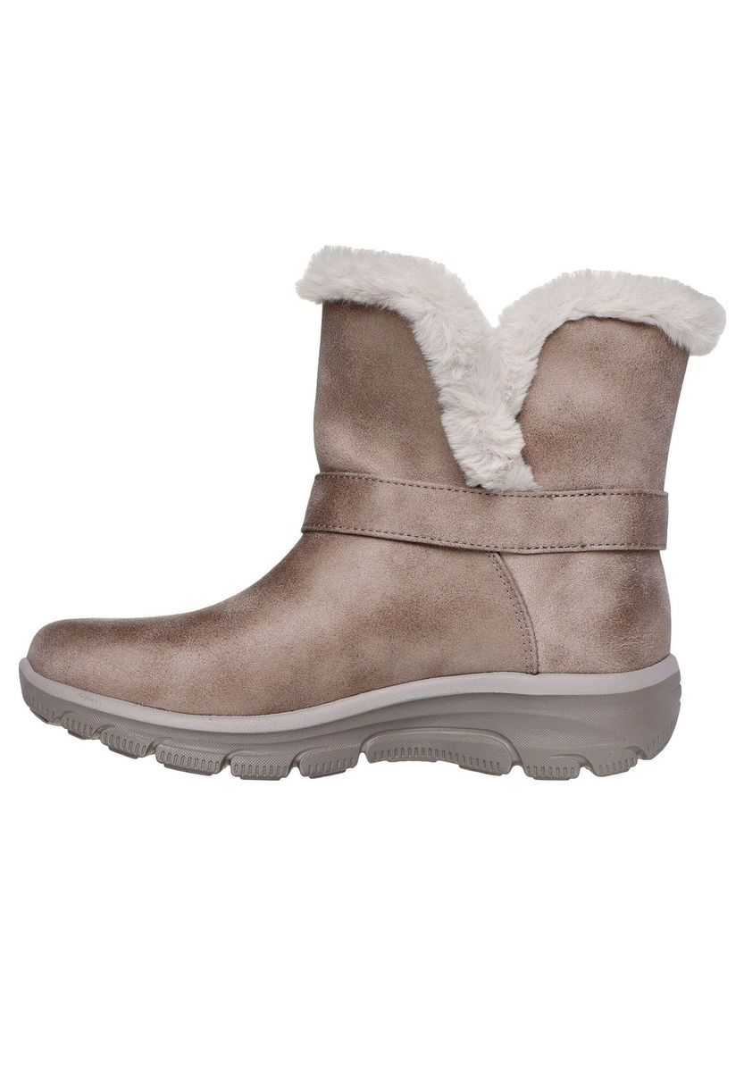 Gefütterte Stiefeletten mit Kunstfell