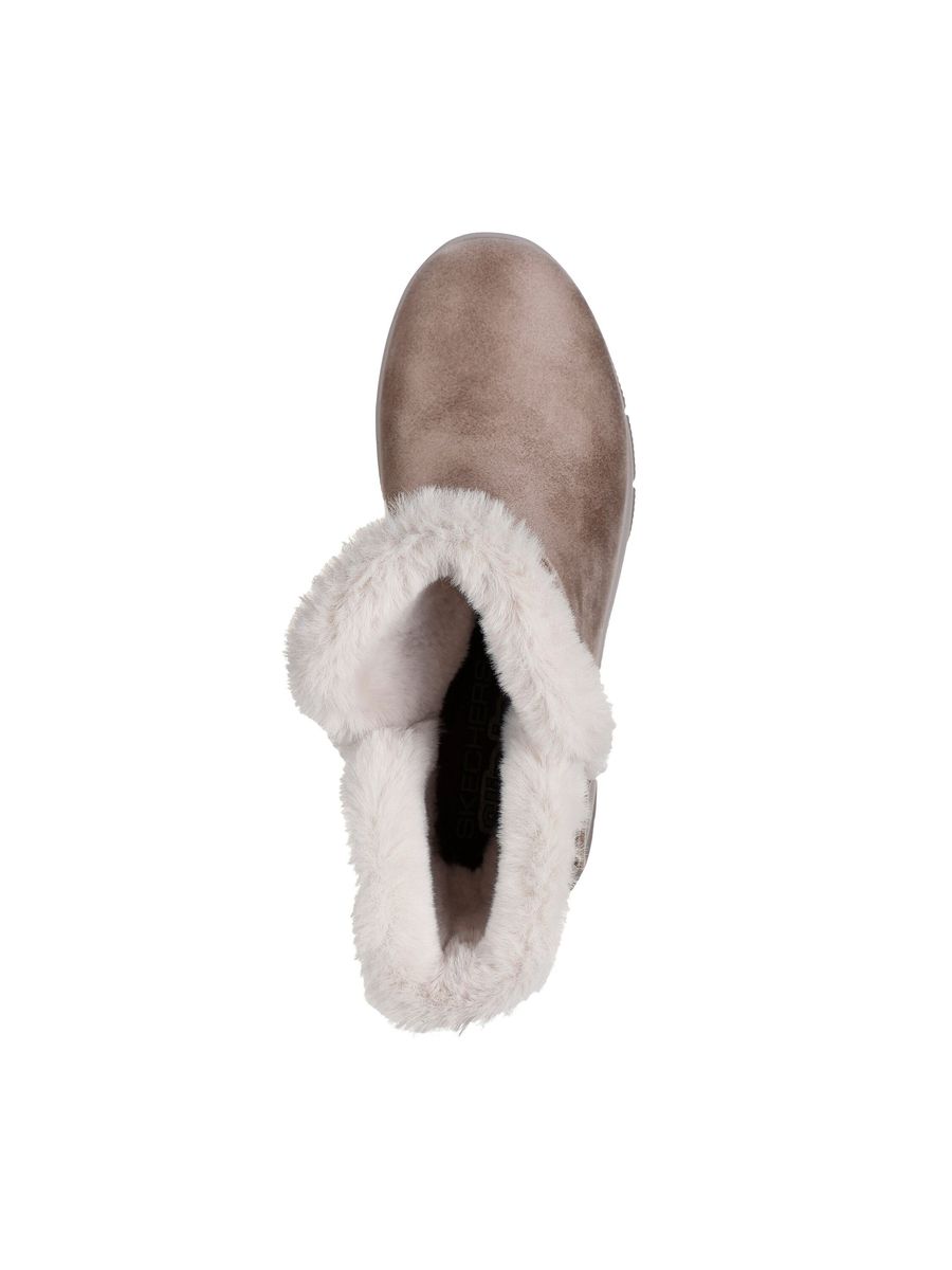 Gefütterte Stiefeletten mit Kunstfell