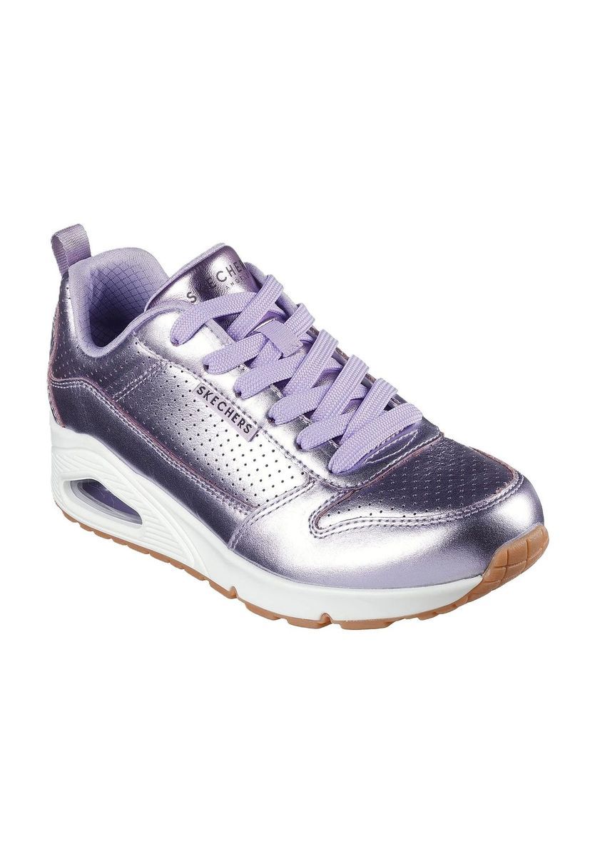 Metallische Schnürsneaker mit Luftpolstersohle