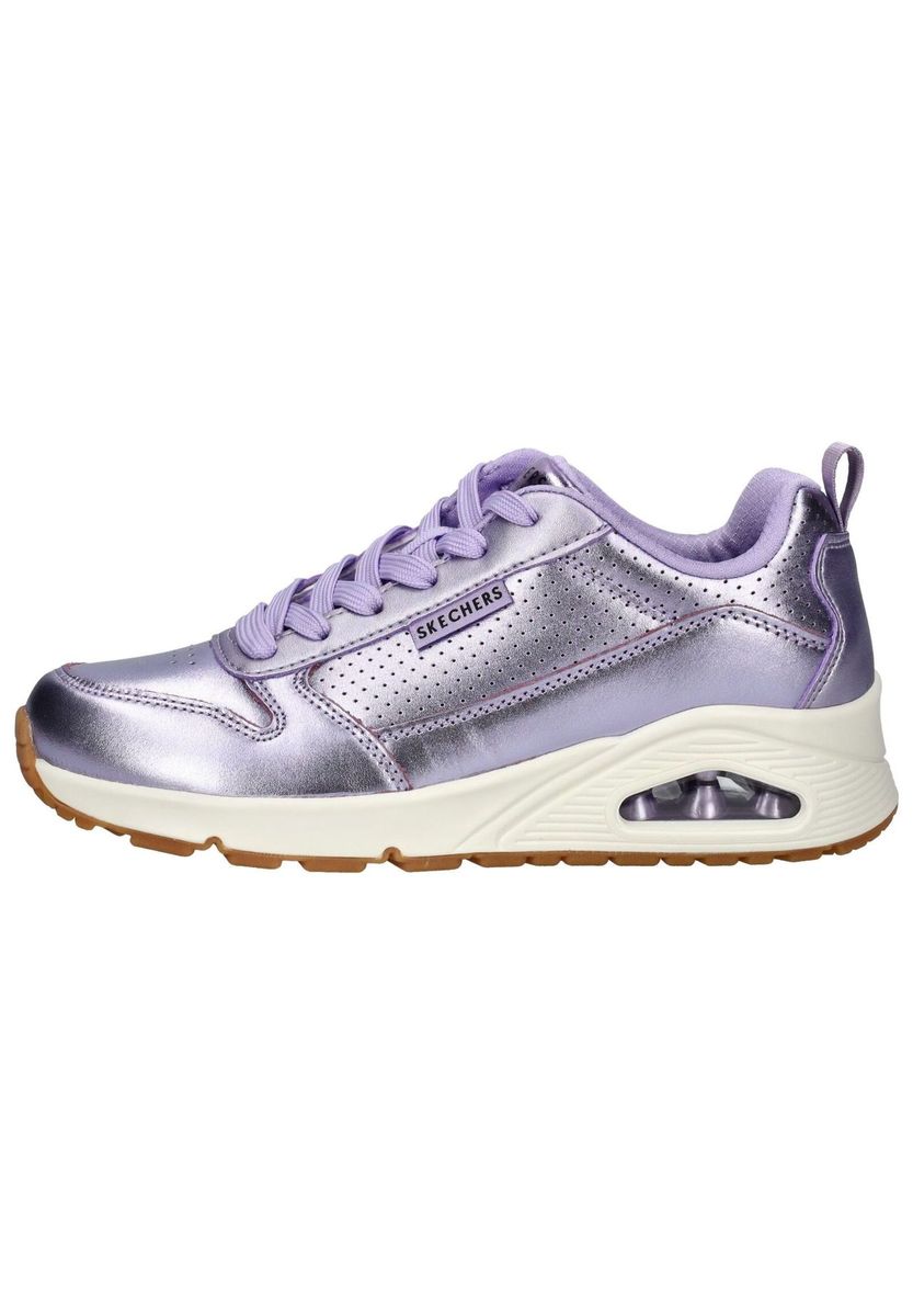 Metallische Schnürsneaker mit Luftpolstersohle