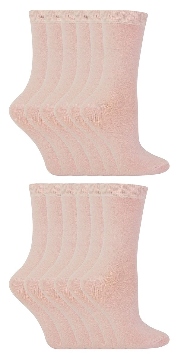 Gerippte Crew-Socken aus Baumwollmischung