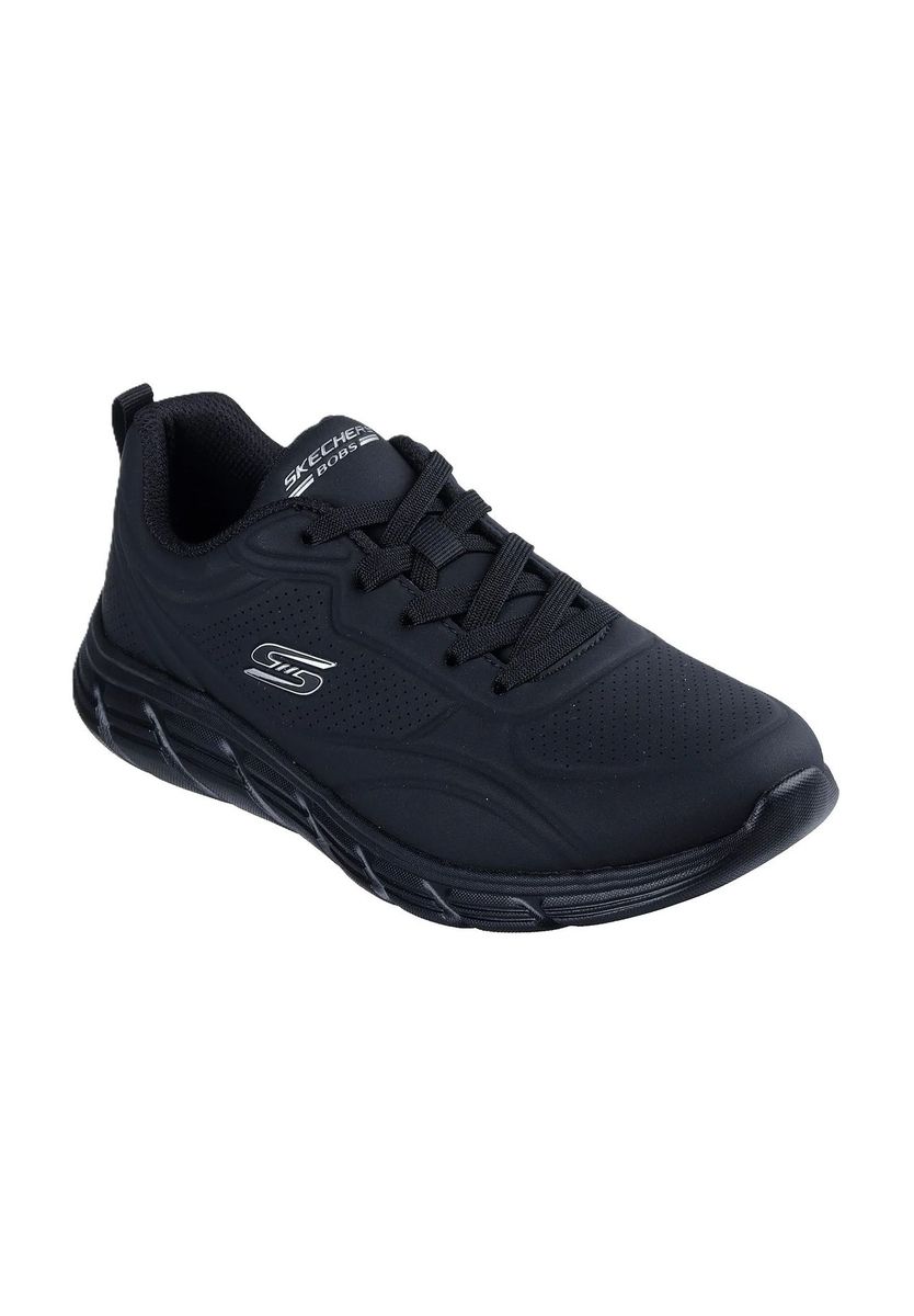 Perforierter Low-Top Schnür-Sneaker