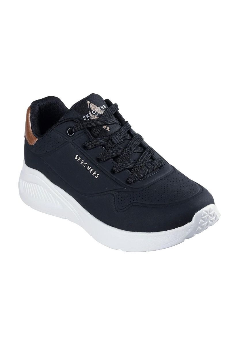 Chunky-Sneaker mit schimmernder Ferse