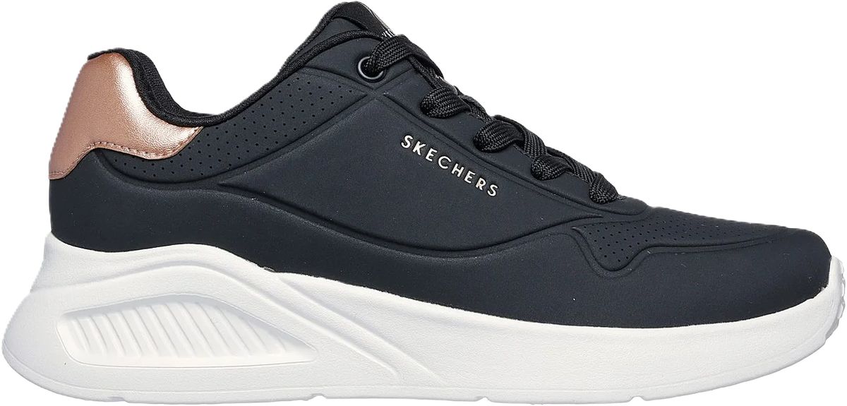 Chunky-Sneaker mit schimmernder Ferse