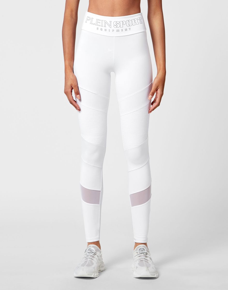 Sport-Leggings mit hoher Taille und Steppungen