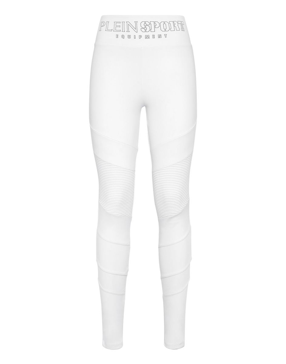 Sport-Leggings mit hoher Taille und Steppungen