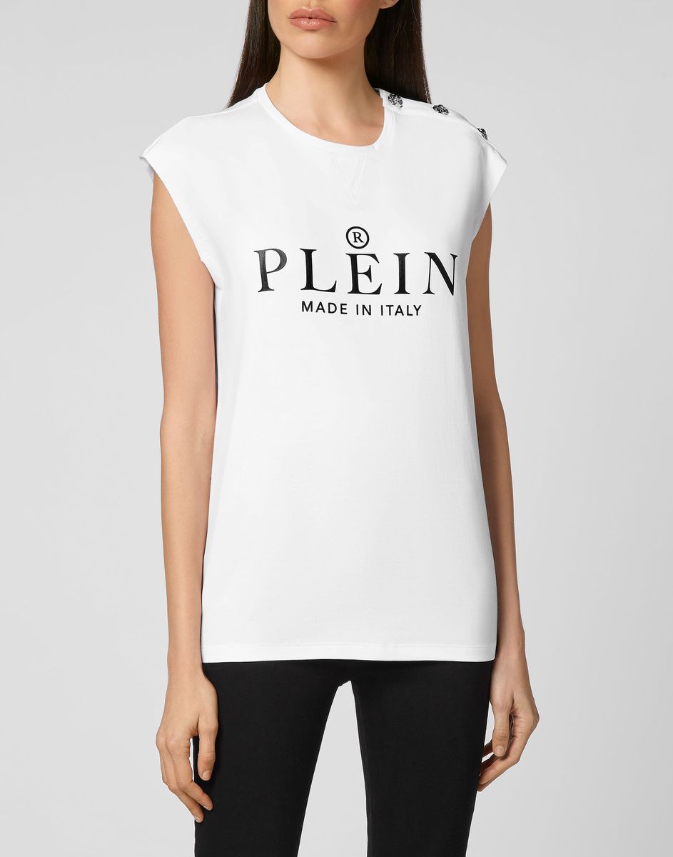 Iconisches Logo Crop-T-Shirt