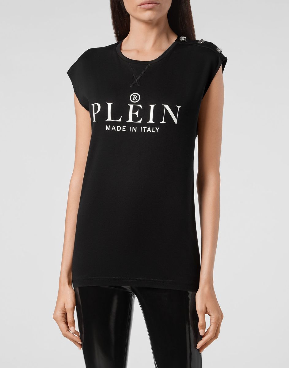 Iconisches Logo Crop-T-Shirt