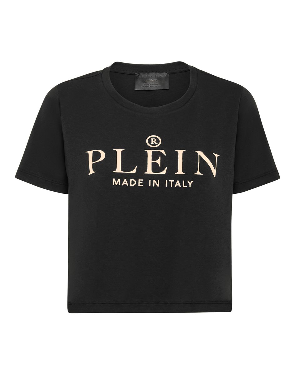 Iconisches Logo Crop-T-Shirt