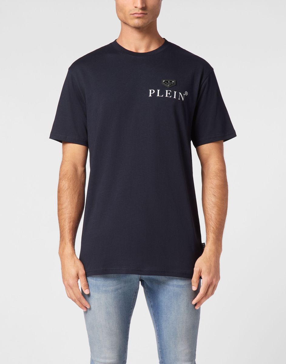 T-Shirt mit Strassstein-Herz und Pfeil