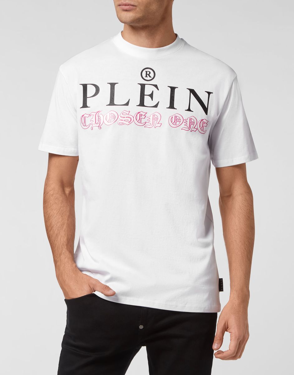 T-Shirt mit Strassstein-Herz und Pfeil