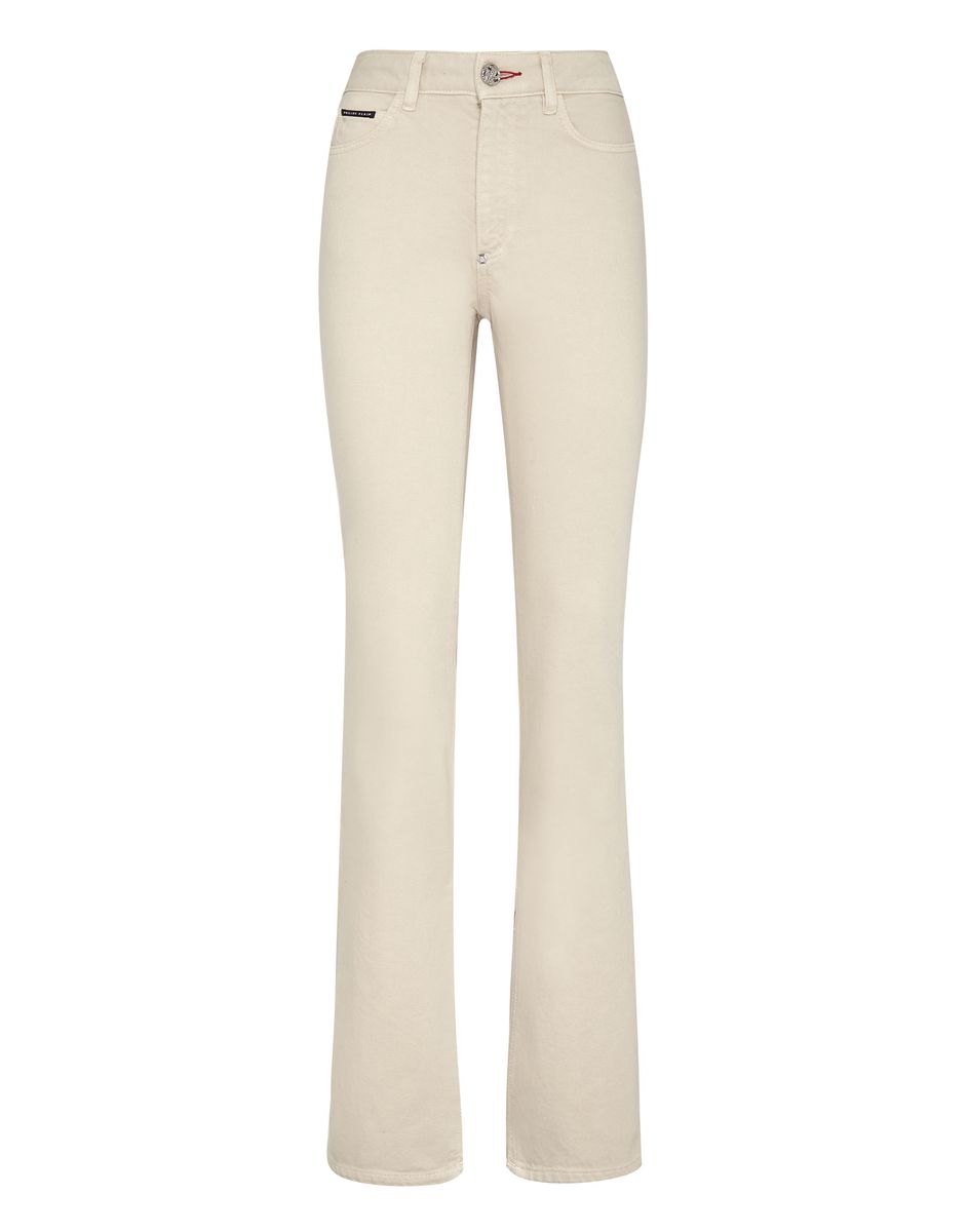 Klassische Stretch-Jeans mit Schlag