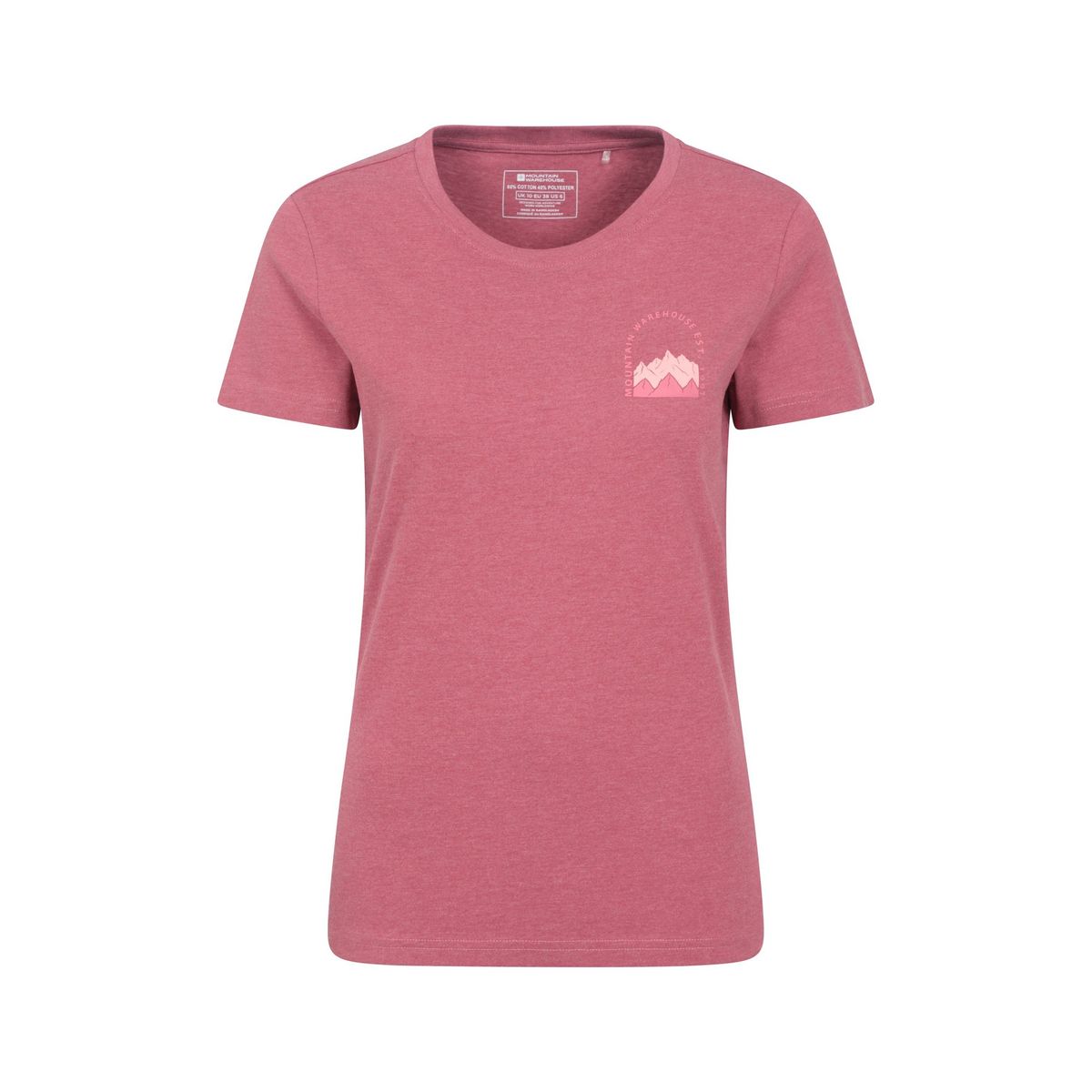 T-Shirt mit Berg-Grafikprint