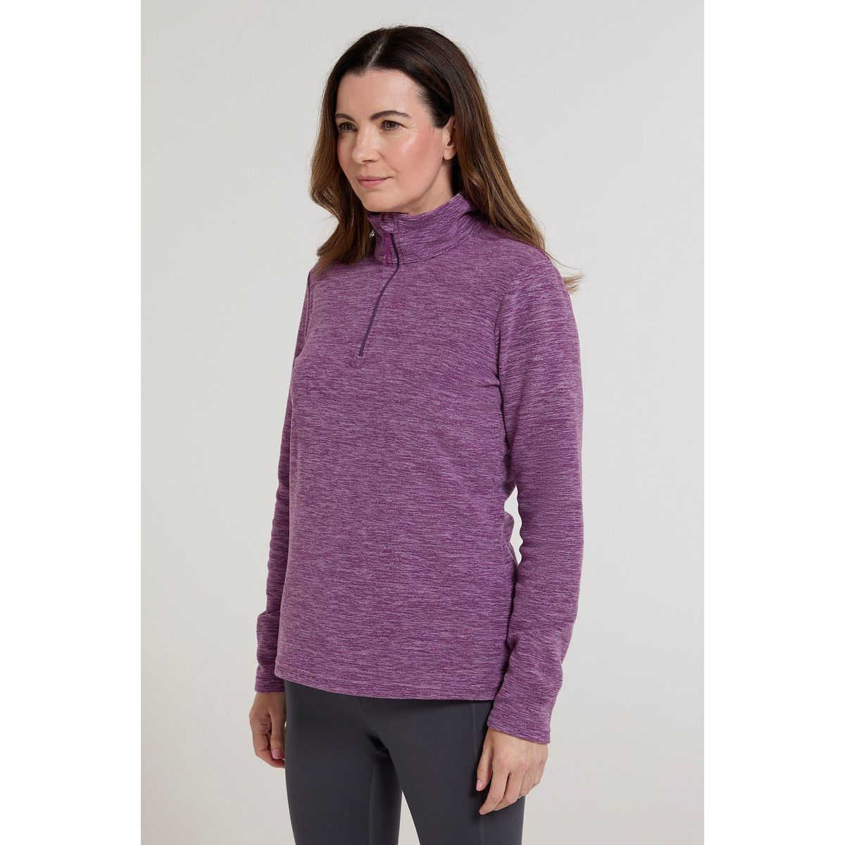Snowdon Microfleece-Oberteil mit Viertelreißverschluss