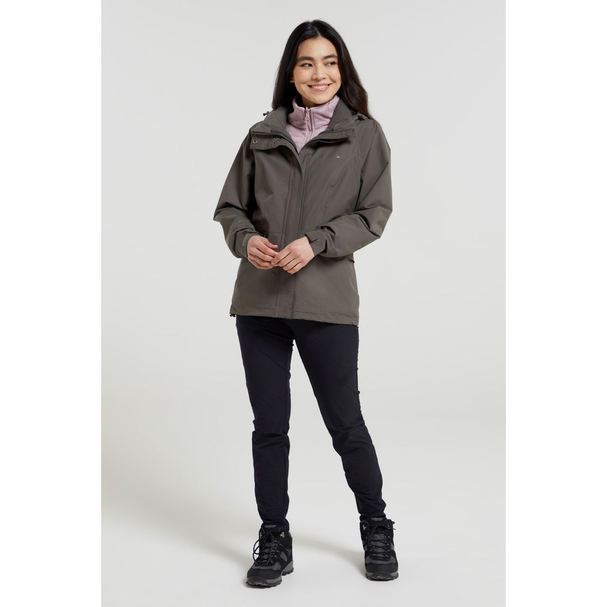 3-in-1 wasserdichte Outdoorjacke
