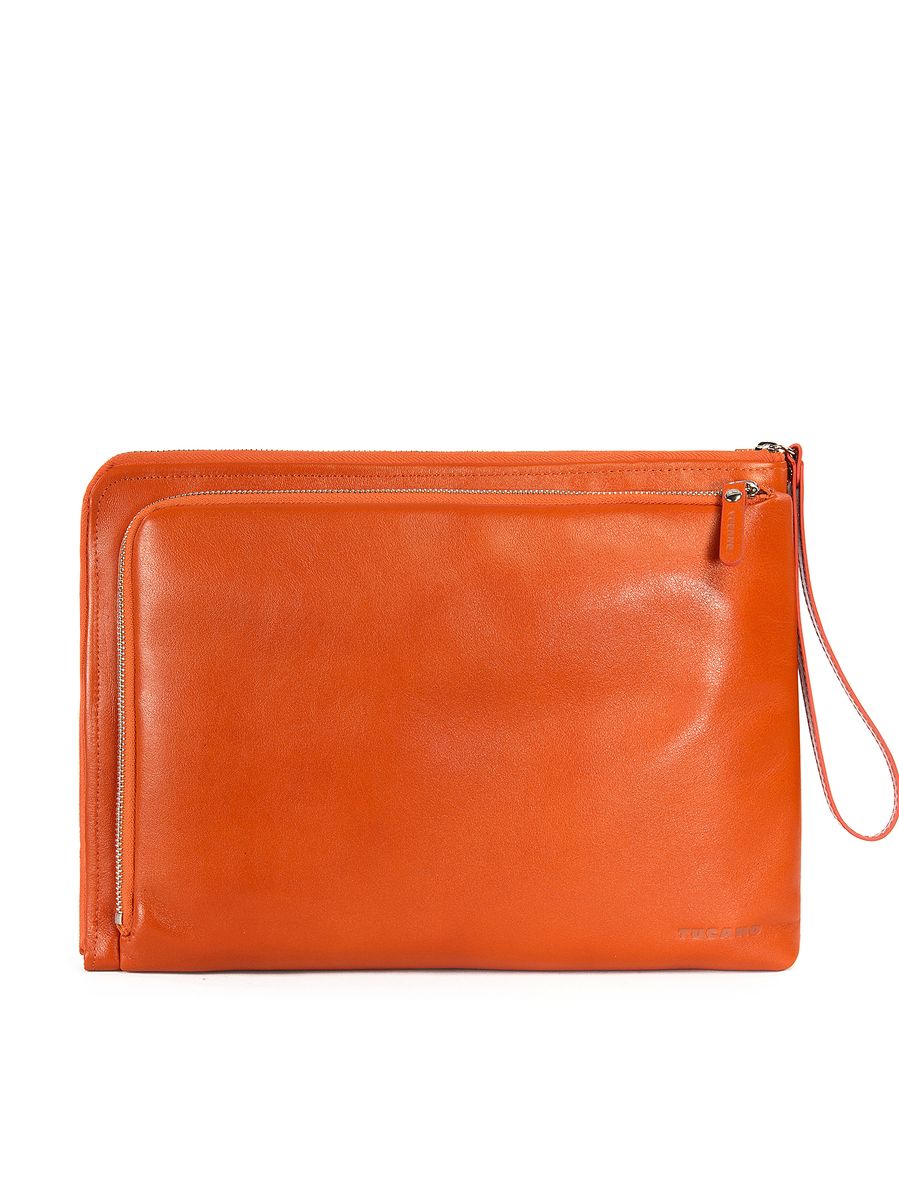 Vielseitige Dokumenten-Clutch aus Leder