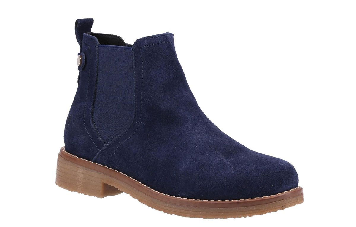 Chelsea-Boots aus Veloursleder mit Memory-Foam
