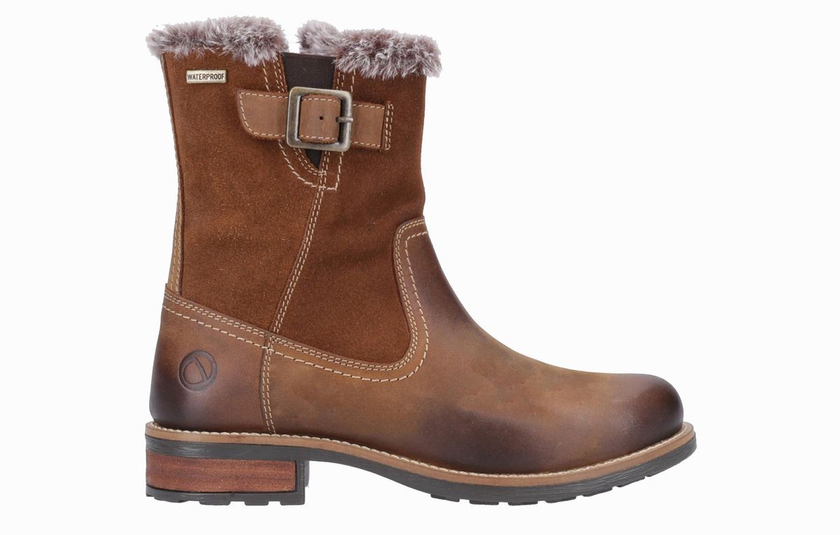 Wasserdichte Leder- und Wildlederstiefel