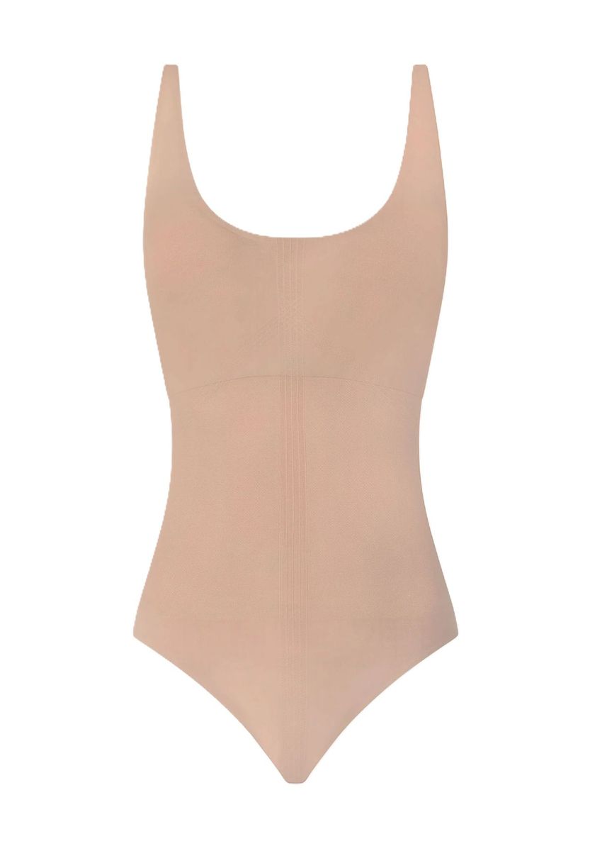 Nahtloser Shaping-Body mit Rundhalsausschnitt