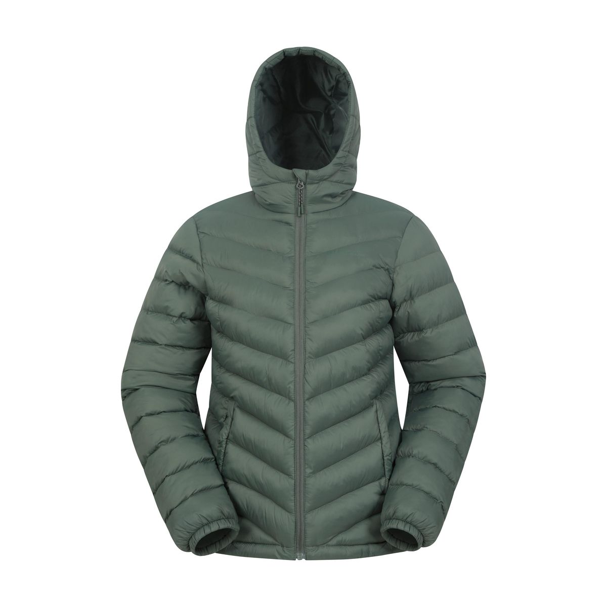 Wattierte Steppjacke mit Kapuze
