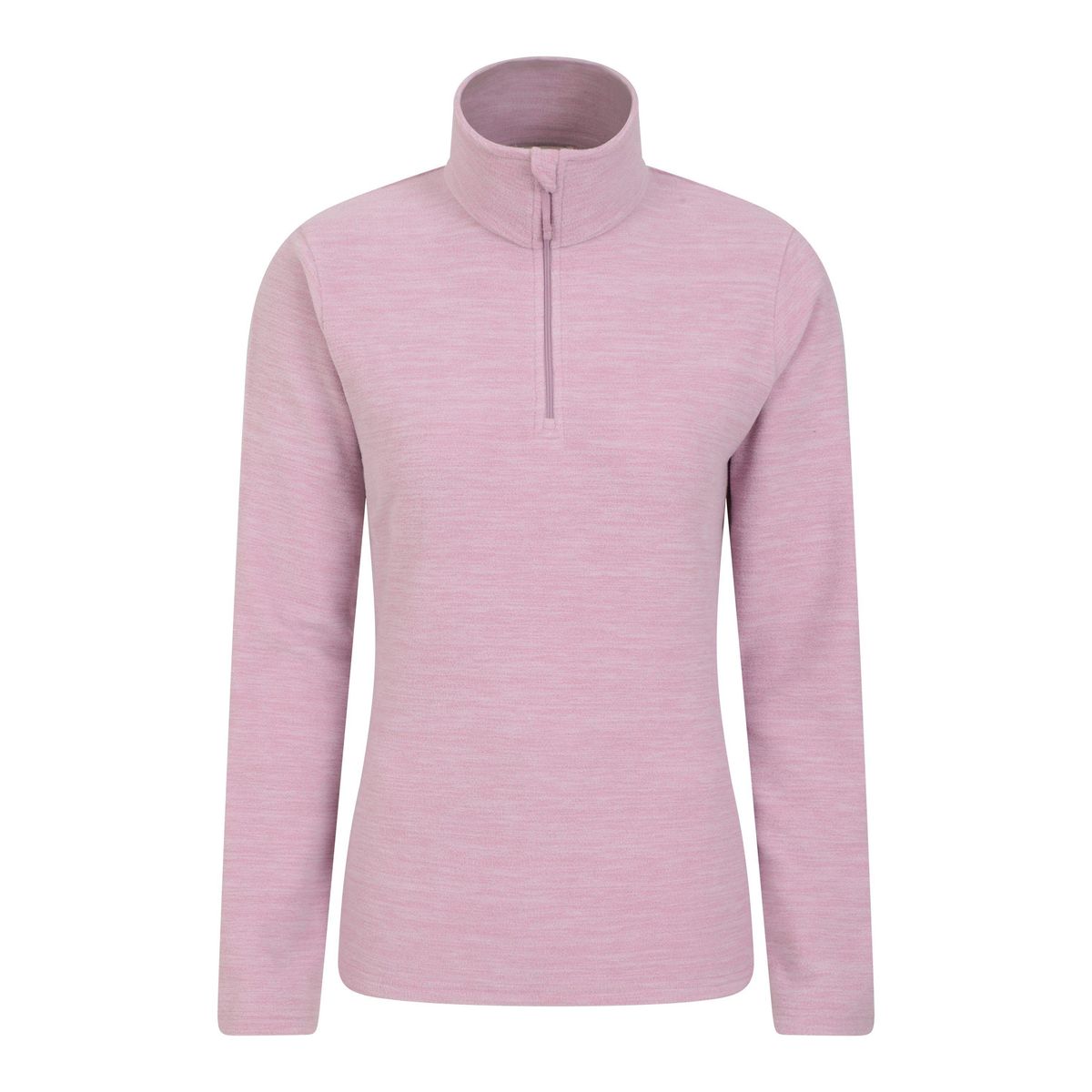 Leichtes Fleece-Oberteil mit Halbreißverschluss