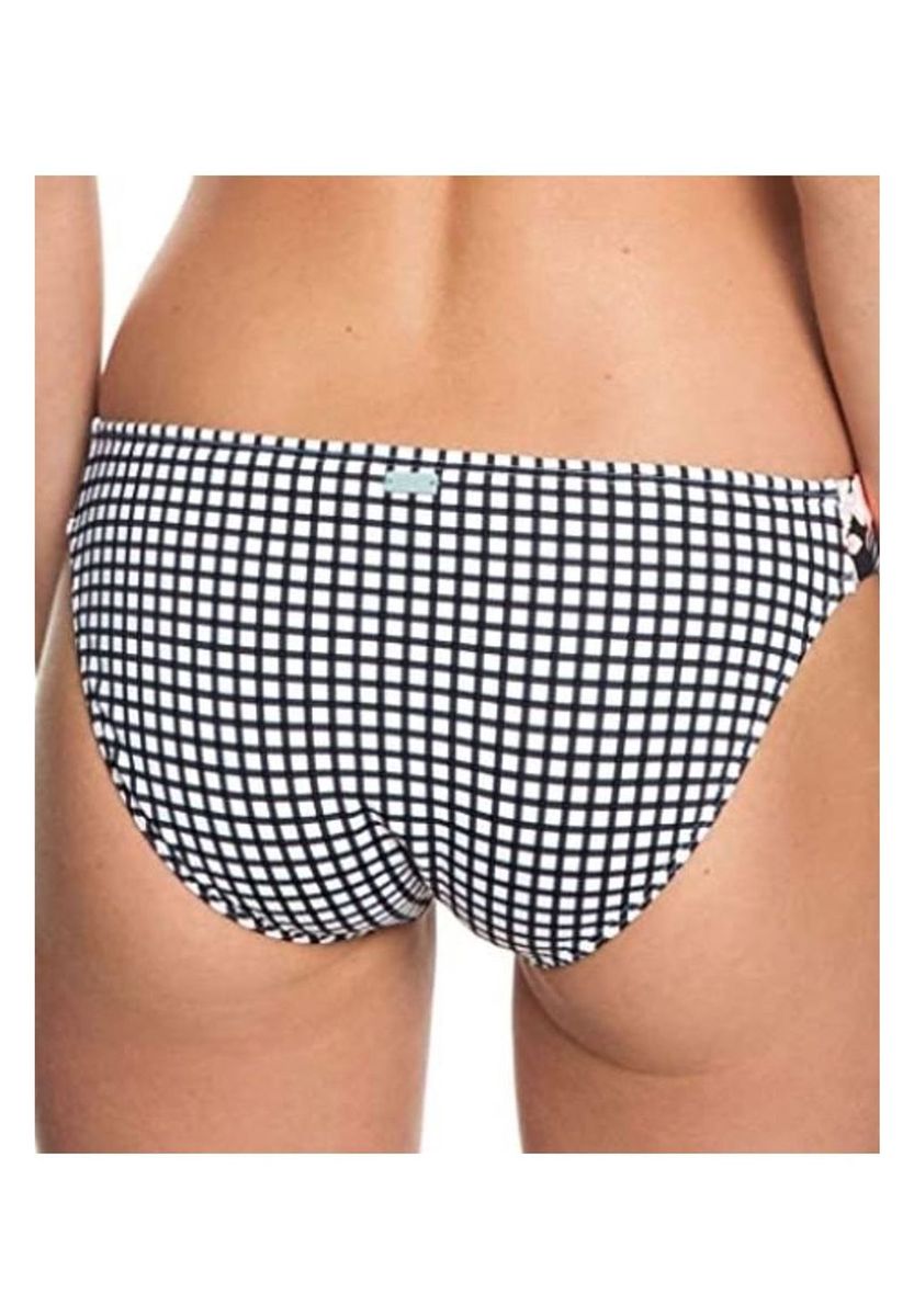 Bikini-Hose mit Gingham-Print