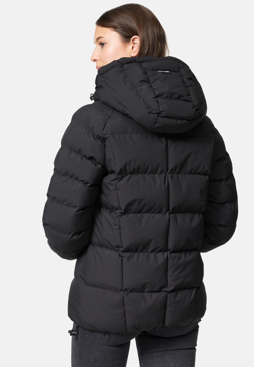 Wattierter Puffer mit Kapuze