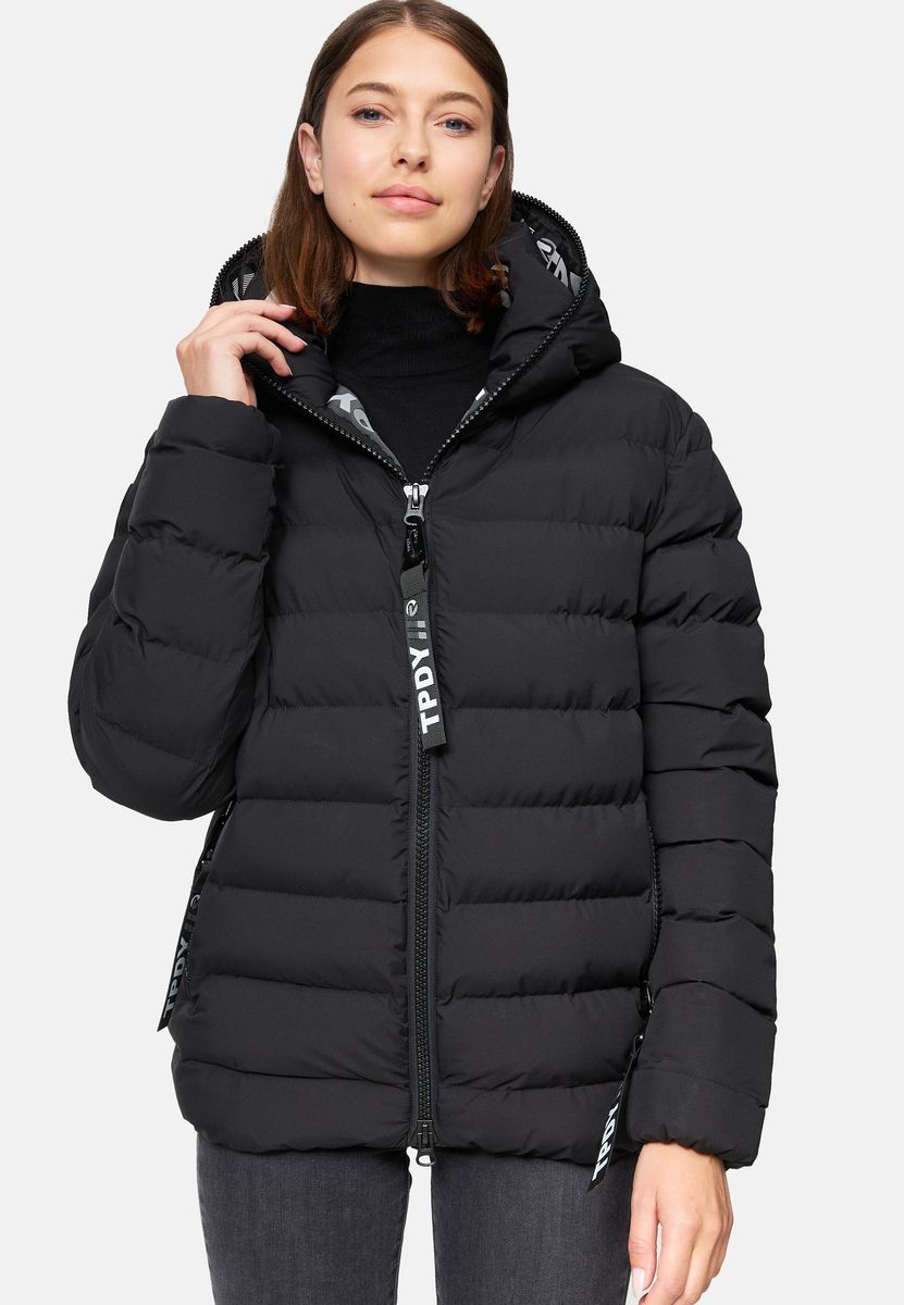 Gesteppte Pufferjacke mit Kapuze
