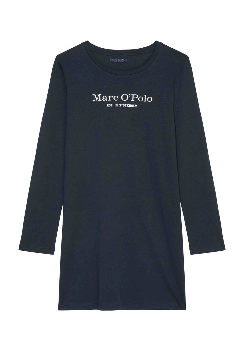 Langarm-Nachthemd mit Logo-Print
