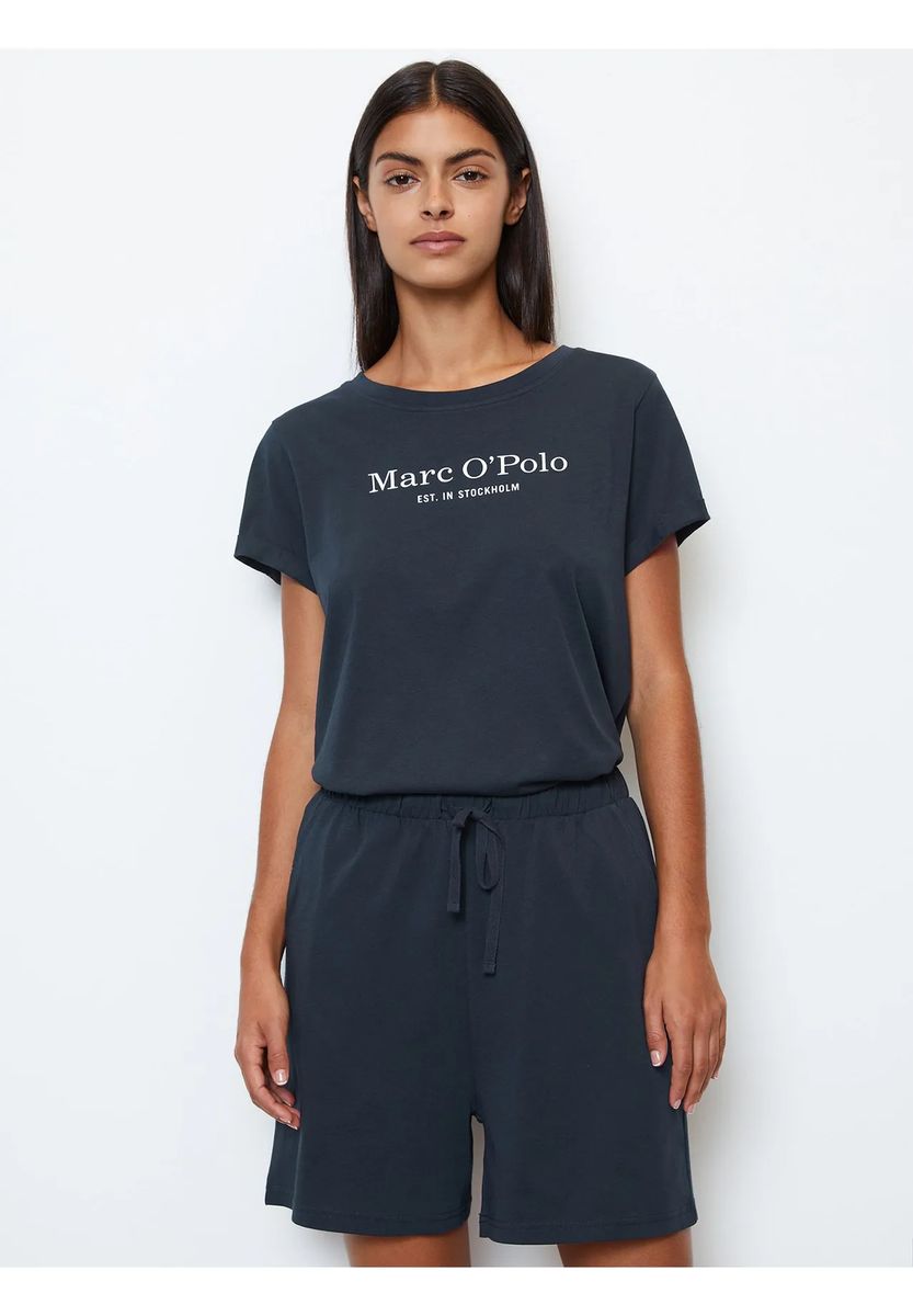 Set aus Logo-Shirt und gestreiften Shorts