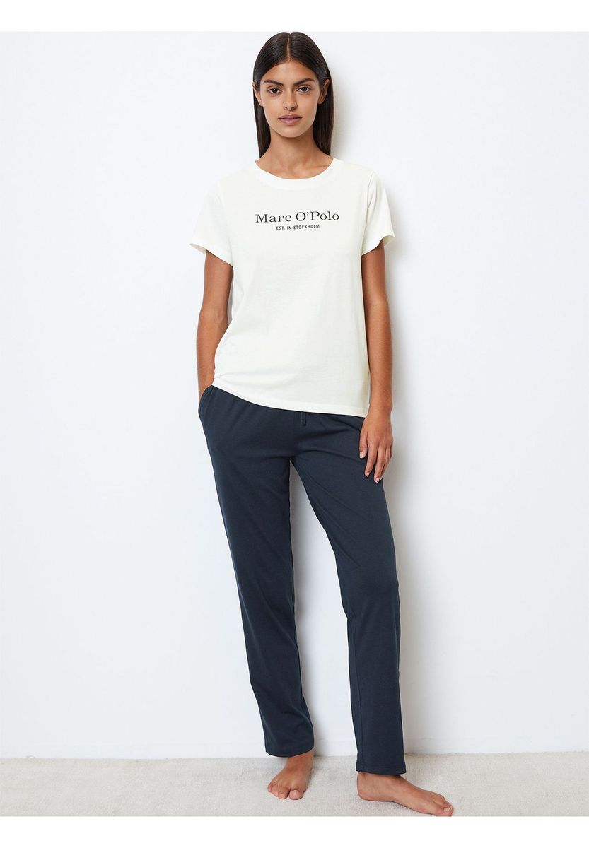 T-Shirt aus Bio-Baumwolle mit Logoprint