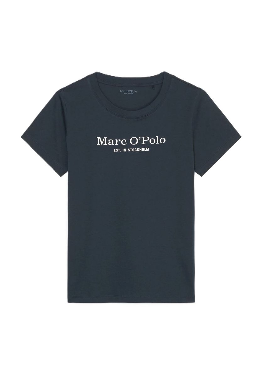 Bio-Baumwolle Schlafshirt mit Logo-Print