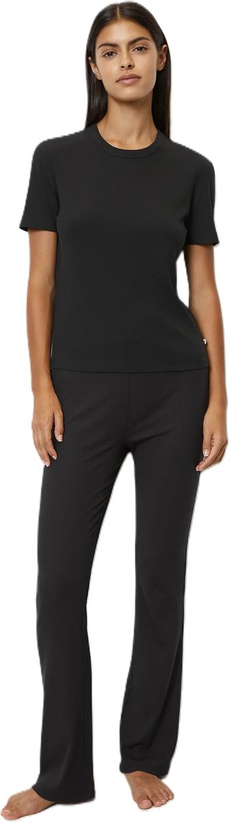 Essentielles Rippen-T-Shirt aus Baumwolle