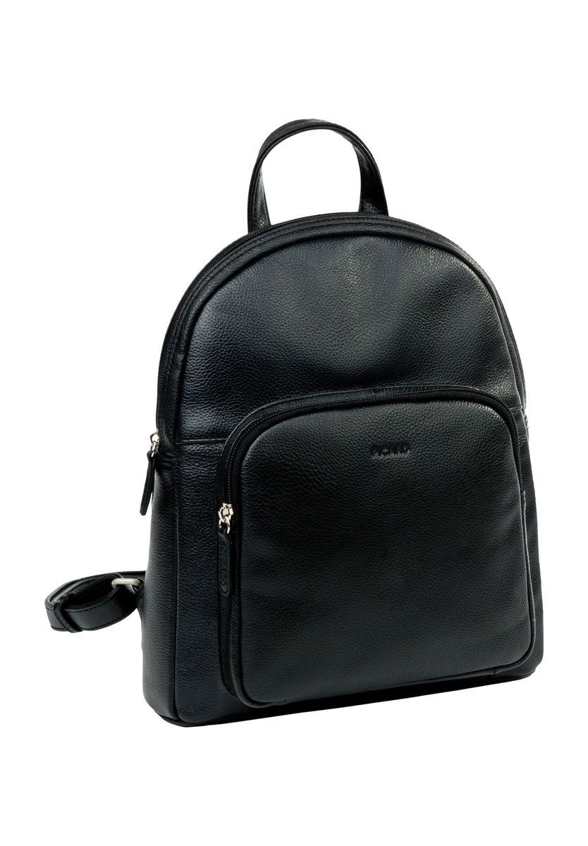 Eleganter City-Rucksack aus genarbtem Leder