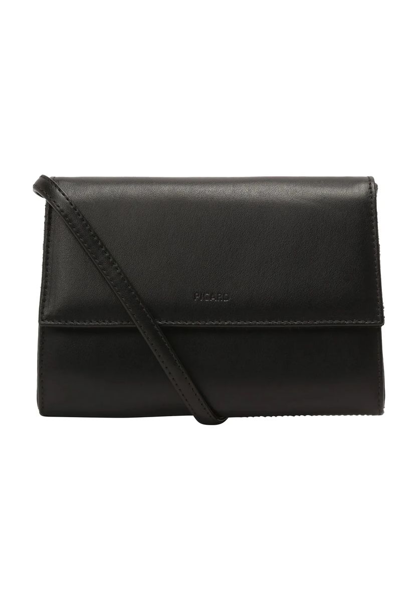 Elegante Leder-Kuvert-Clutch