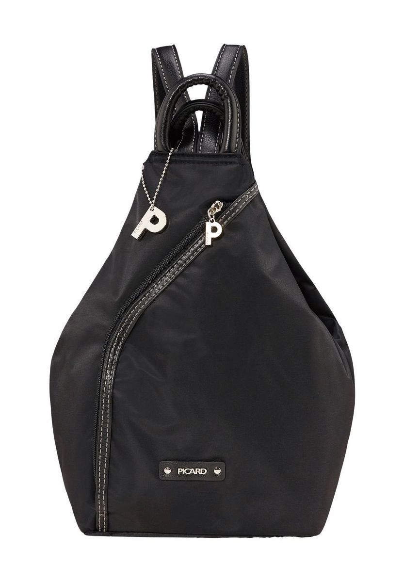 Schmaler dreieckiger Cityrucksack aus Nylon
