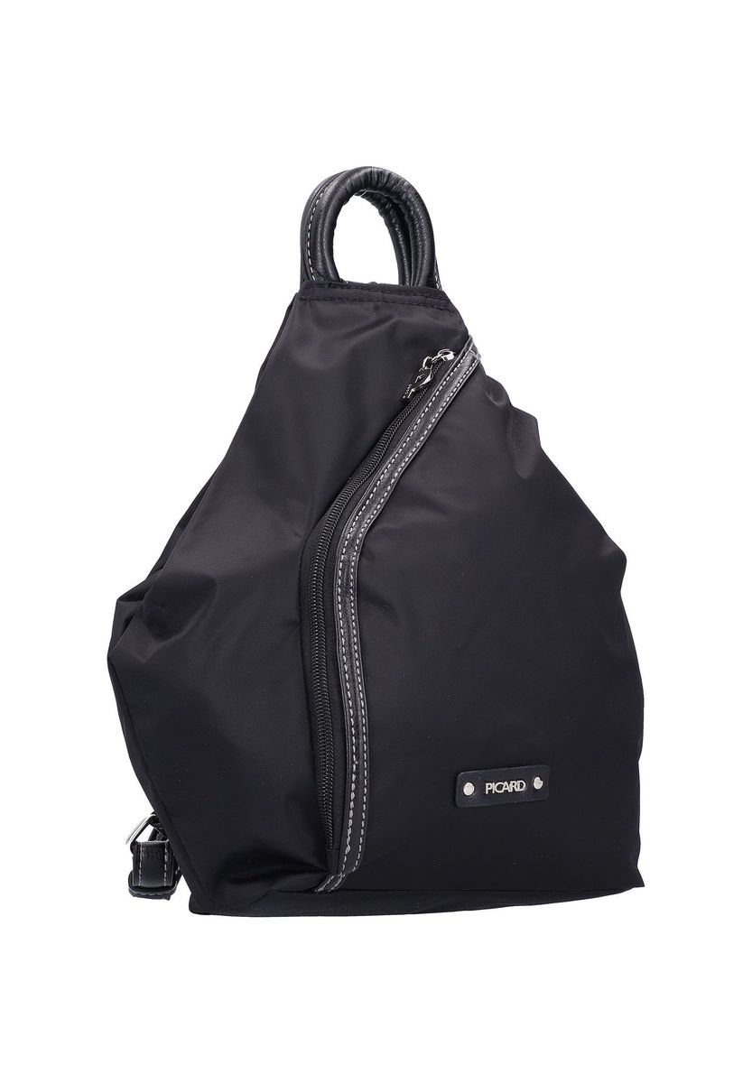 Schmaler dreieckiger Cityrucksack aus Nylon