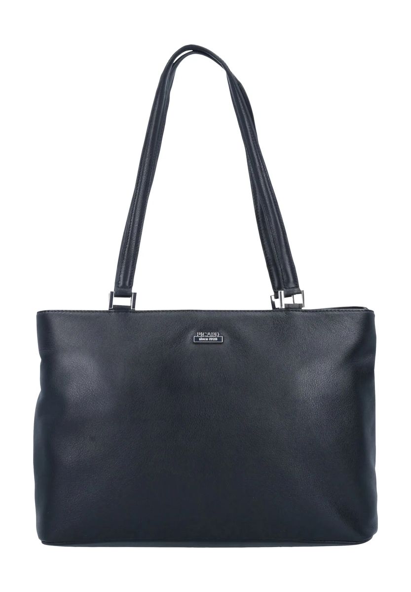 Minimalistische Leder-Shopper-Tasche