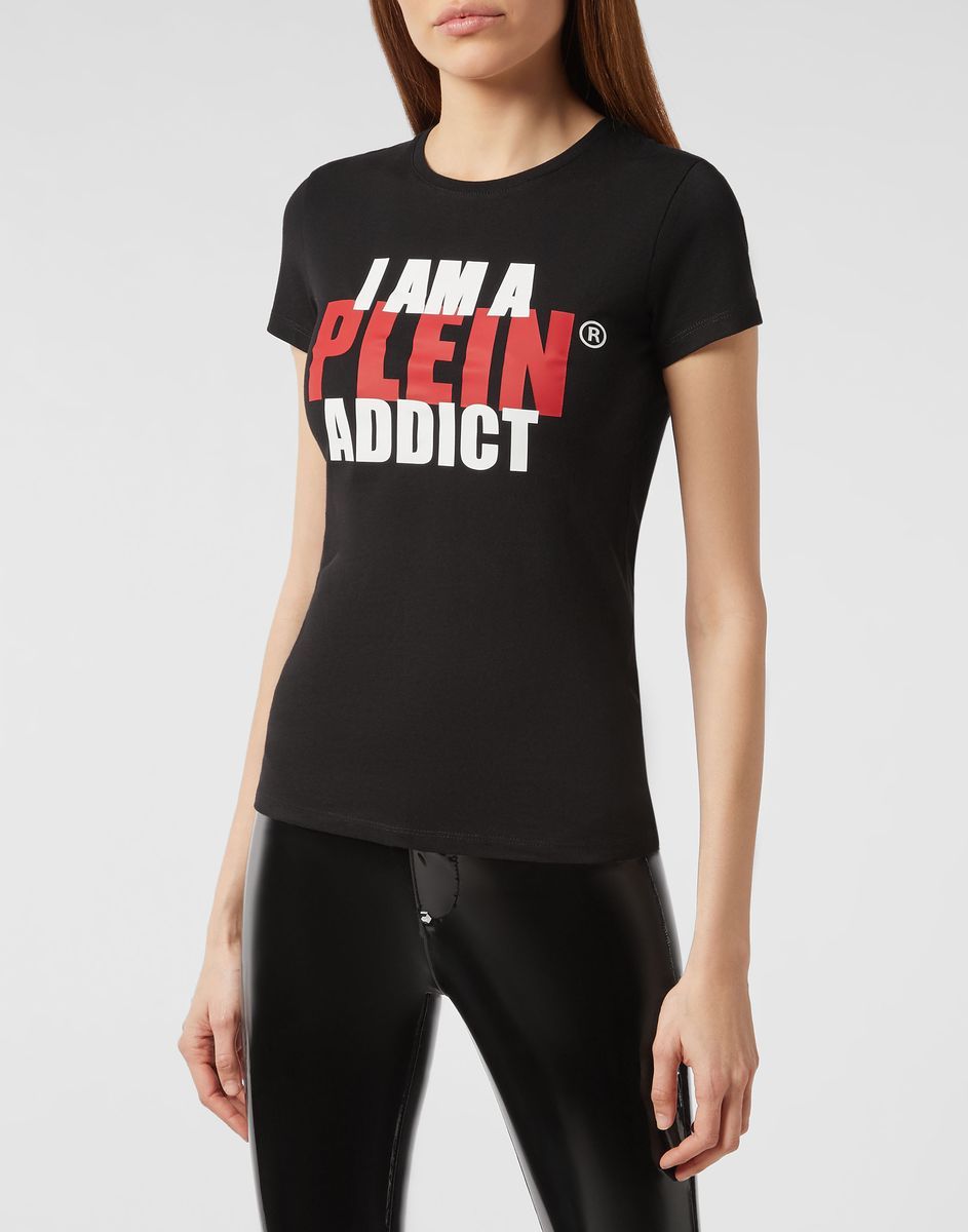 T-Shirt mit auffälligem Statement-Print