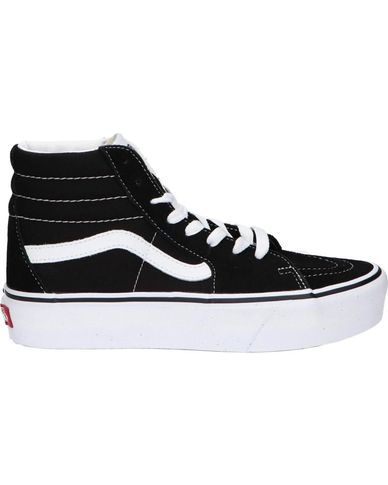 High-Top Plateau-Sneaker aus Wildleder