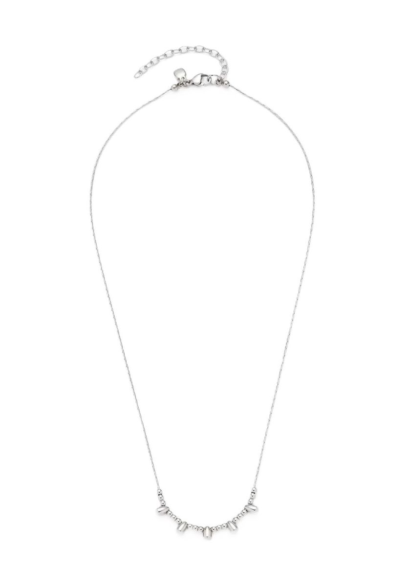 Elegante Halskette mit Tropfen und Perlen
