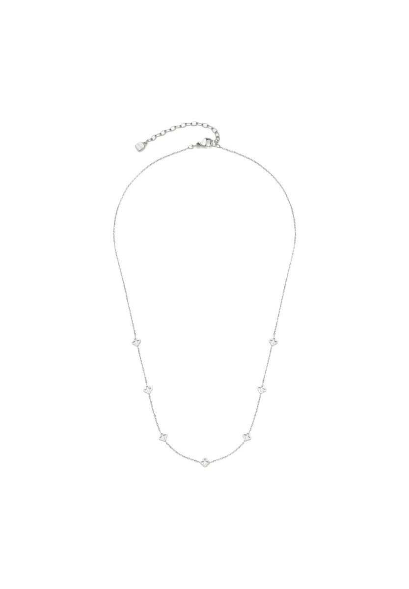 Filigrane Kleeblatt-Ornament-Halskette