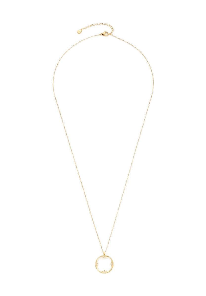 Elegante Halskette mit Kleeblatt-Anhänger