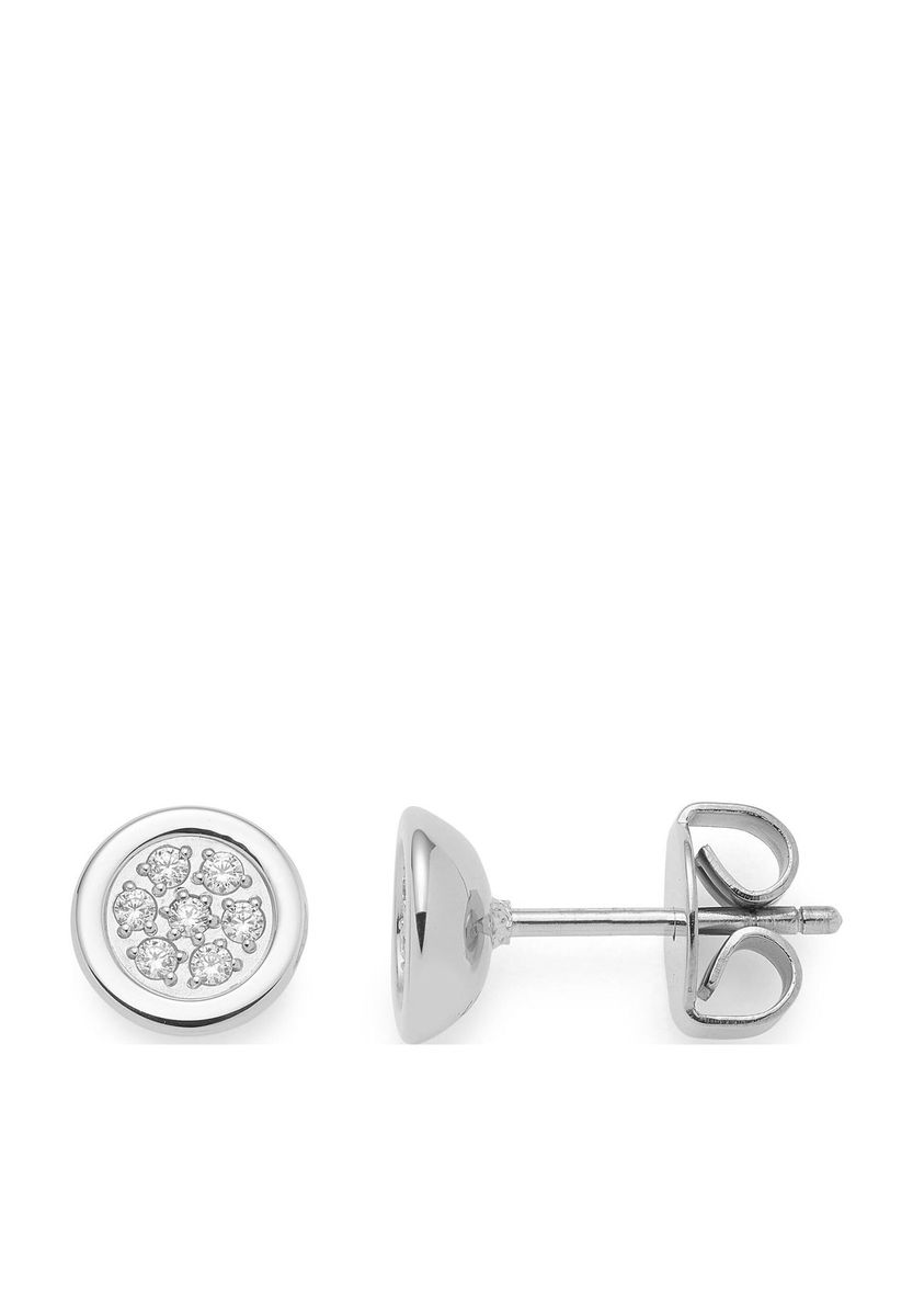 Funkelnde Pavé-Kugel-Ohrstecker