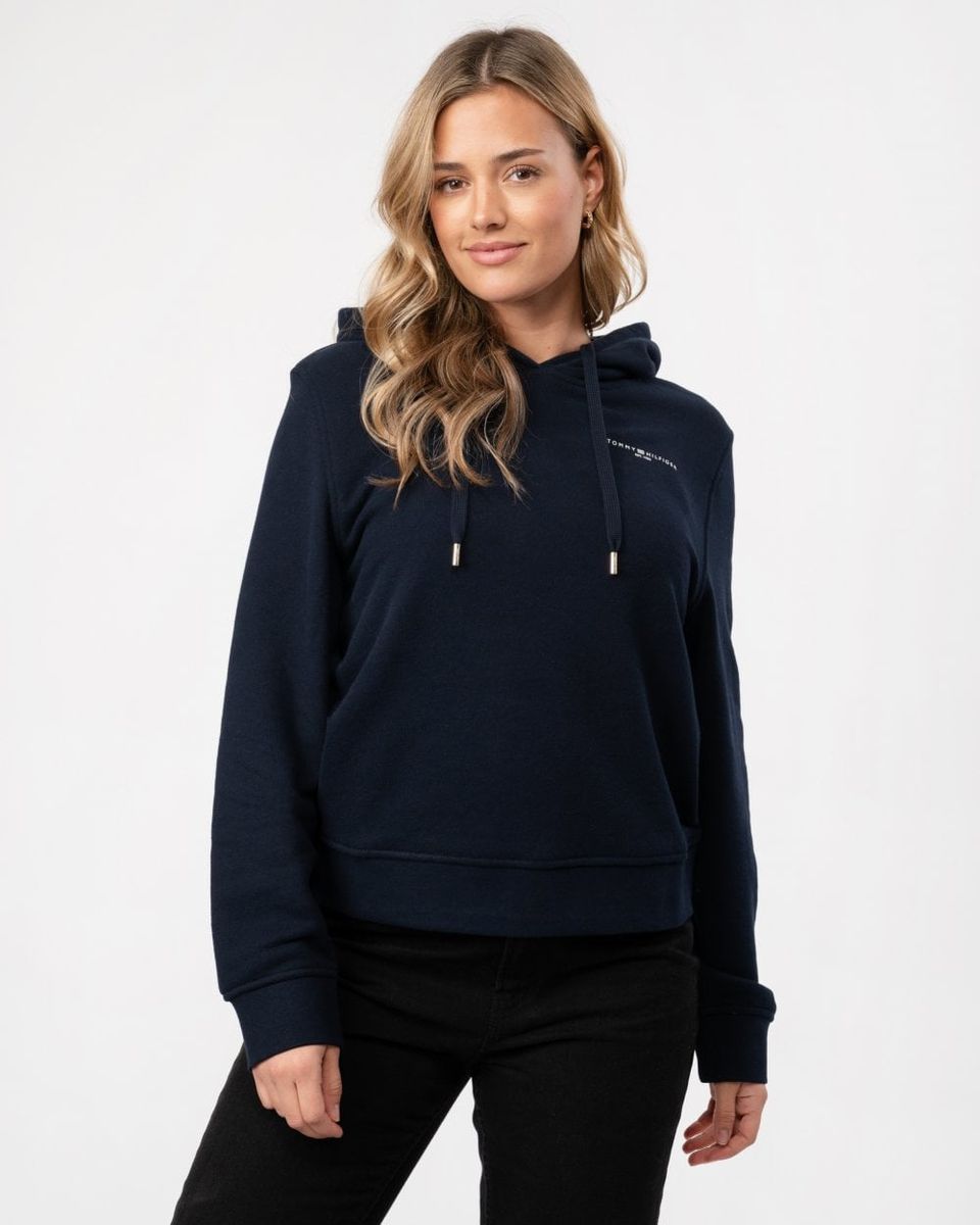 Lässiger Hoodie aus Bio-Baumwollmix