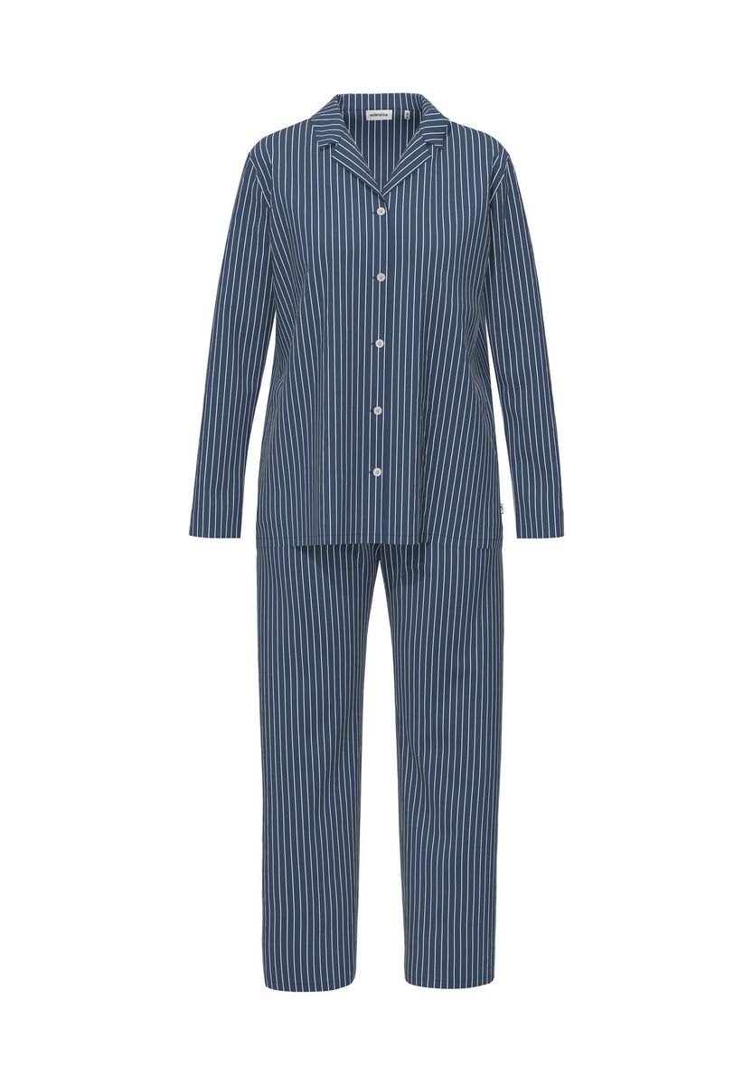 Klassisches gestreiftes Modal-Pyjama-Set